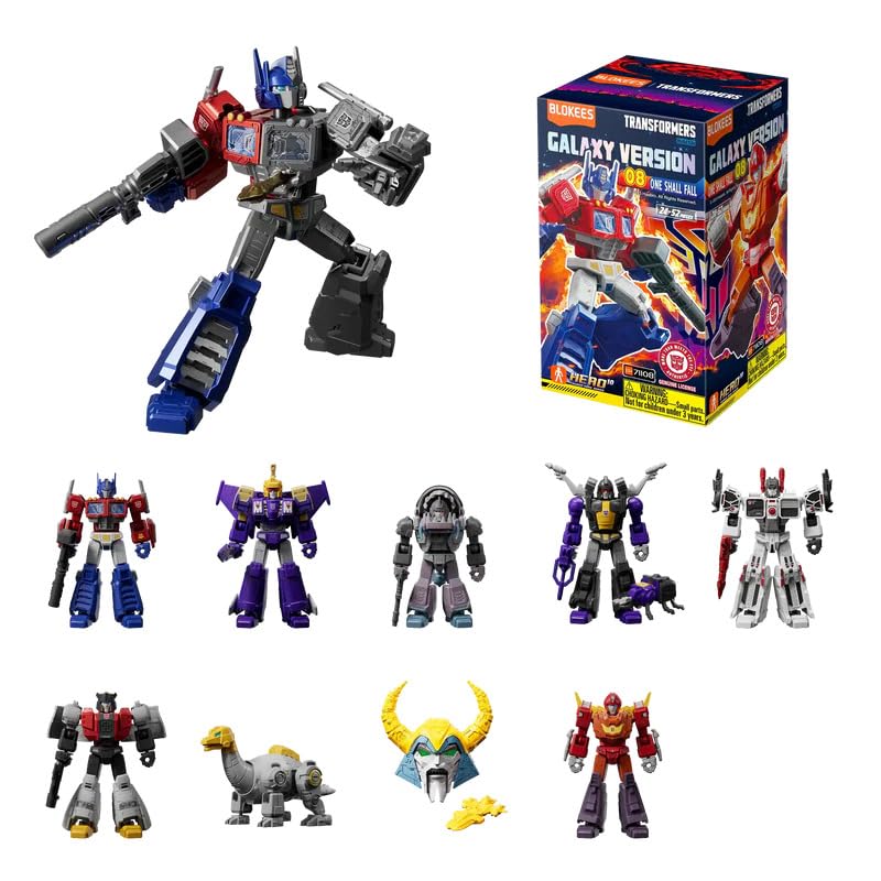 BLOKEES Transformers Galaxy Version Wave 8 front view for display and gifting.