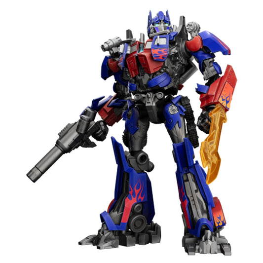 BLOKEES Transformers Prime with glowing eyes and chest for cinematic display.