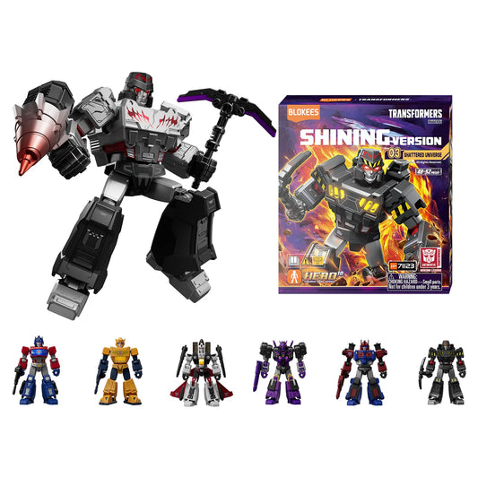 BLOKEES Transformers Shining Version 03 glow figure highlights dramatic glow for photos