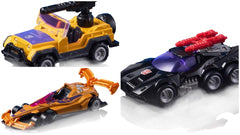 Blokees Transformers Wheels display stand enhances showcase rotation.