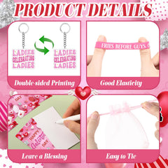 Blosssound galentine bookmark pack, lightweight and practical for party favors