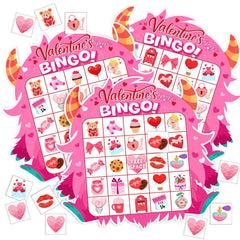 Blosssound Valentine monster bingo-card design boosts classroom engagement.