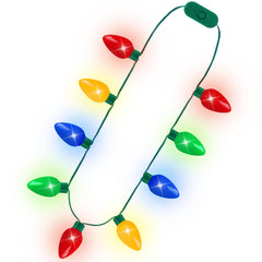 Blowata Christmas Necklace with 40-inch length and 9 bulbs for festive glow
