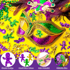 Blowata purple green gold babies add playful décor for celebrations