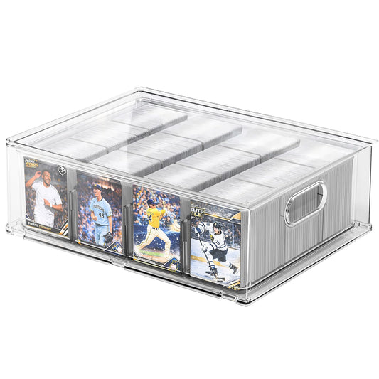 BluBrk storage box front view shows a clear display that keeps your collection visible and organized.