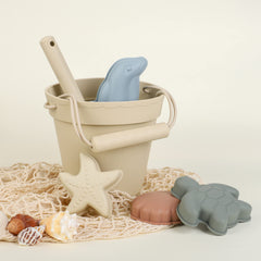 BLUE GINKGO dolphin mold ready to create playful sand creatures