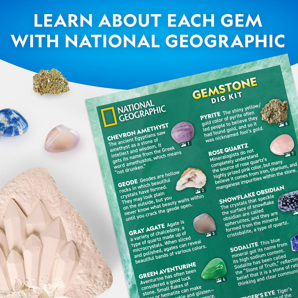 Blue Marble Gemstone Dig Kit award-winning toy used by curious families.