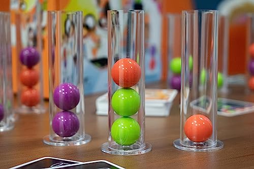 Blue Orange Dr. Eureka colorful balls spark dexterity and focus.