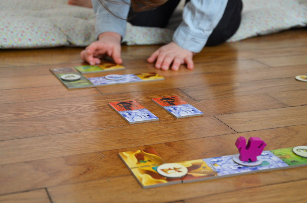 Blue Orange Dragomino family game night with 2-4 players.
