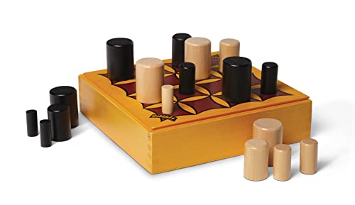 Blue Orange Gobblet nesting pieces; multi-level play challenges players to plan ahead.