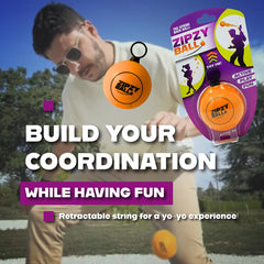 Blue Orange ZipzyBall portable design for quick sessions anywhere, anytime