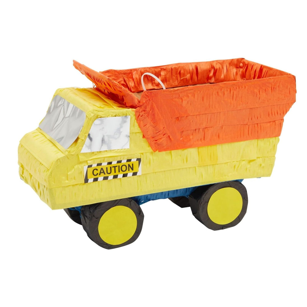 Blue Panda pinata with detailed tires for authentic look