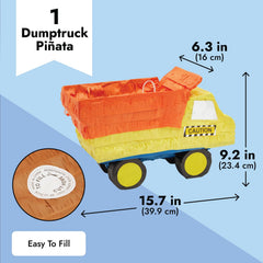 Blue Panda pinata yellow body and orange loader for festive decor