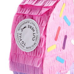 Blue Panda ice cream pinata can hold candy or confetti inside.