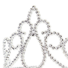 Blue Panda durable plastic tiara in silver for active play