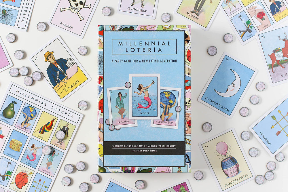 Blue Star Press Millennial Lotería lenticular card adds collectible surprise during rounds.