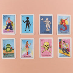 Blue Star Press Millennial Lotería Y2K frosted tips card evokes teen memories
