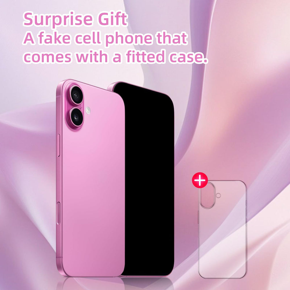 Blue Union fake phone pink side view highlights durable plastic build for stage use