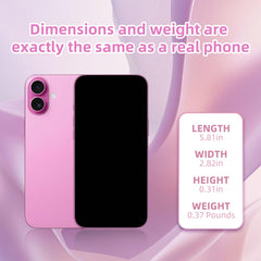 Blue Union pink fake phone includes protective case for safe handling