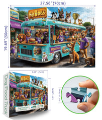 Blueforest cartoon dogs street scene; playful characters encourage imagination and mindfulness
