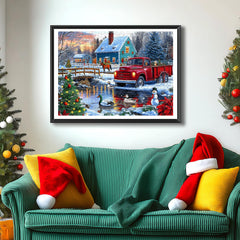 Blueforest puzzle with festive decorations appeals to families during holidays.
