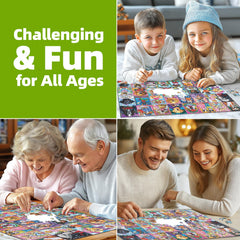 Blueforest family-friendly puzzle night promotes collaboration and fun.