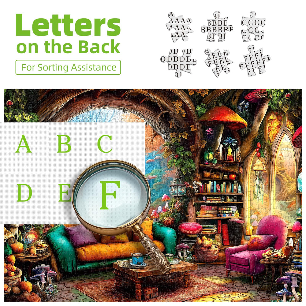 Blueforest finished puzzle display captures artful results for stylish room decor