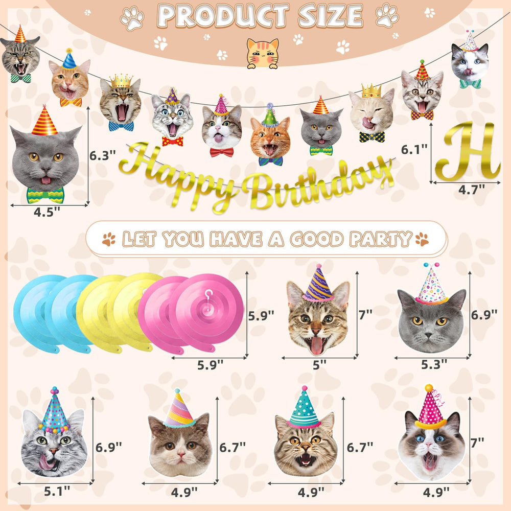 Bluegogo cat cards show playful expressions for a fun celebration.