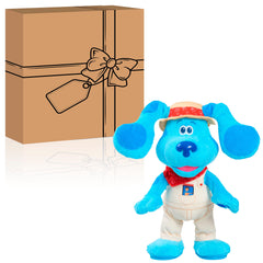 Blue's Clues Bingo Blue in farm outfit invites imaginative farm play and storytelling.