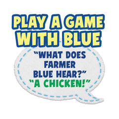 Blue's Clues Bingo Blue game mode teaches animal sounds through interactive play.