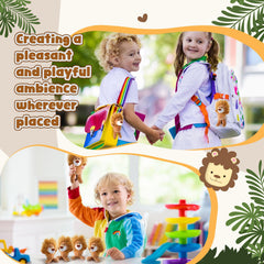Blueweenly brown lion keychains bulk, gift-ready for birthdays and showers.