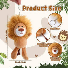 Blueweenly lion plush fabric close-up, soft touch for comforting use.