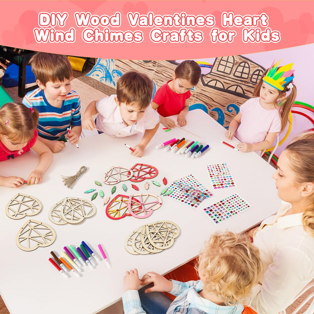 Blueweenly finished heart dream catcher for Valentine decor in motion.
