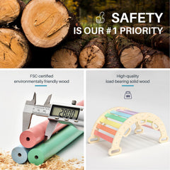 BlueWood Aurora FSC-certified wood highlights sustainable, durable construction.