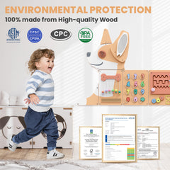 BlueWood Busy Board snap-hooks enable safe, engaging practice of gripping