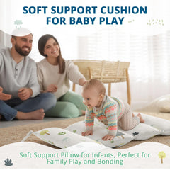 BlueWood forest-themed cushion enhances Montessori space for imaginative play