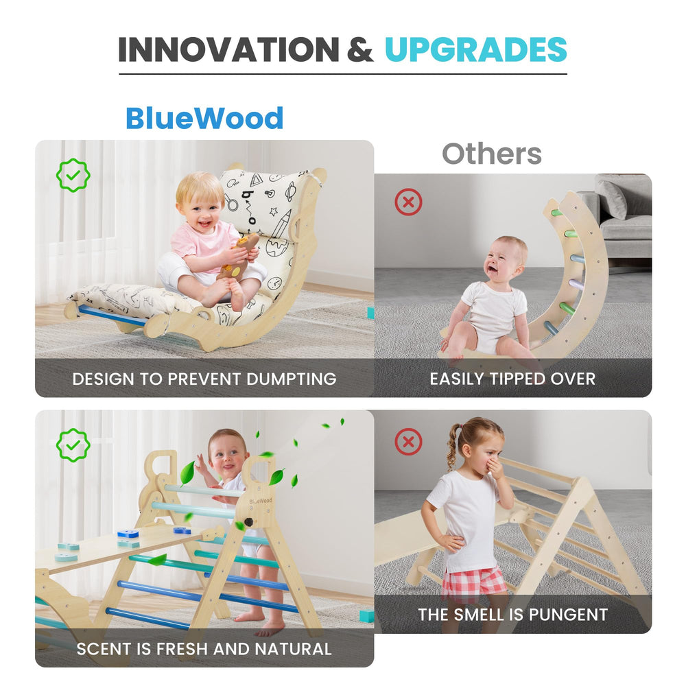 BlueWood cushion-patterns image features textile designs to engage visual interest.