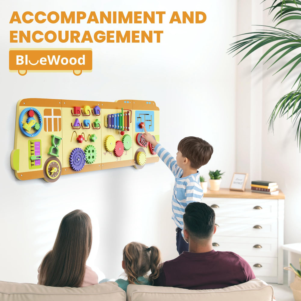 BlueWood Parent-Child Interaction Panel encourages bonding during shared play.