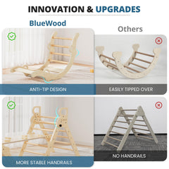 BlueWood foldable frame enables compact storage after playtime
