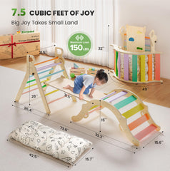 BlueWood Pikler Triangle Base Ladder – sturdy base ladder for steady climbs.