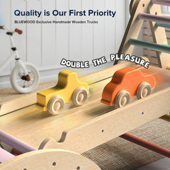 BlueWood Pikler triangle set offers seven-in-one configuration for versatile use