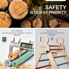 BlueWood FSC-certified wood brings natural warmth and durability.
