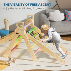 BlueWood vibrant colors stimulate visual engagement and color perception during play.