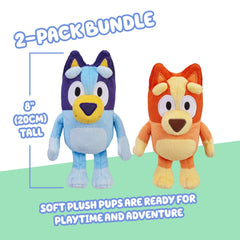 Bluey Bingo Plush Bundle close-up of soft fabric, ideal for snug naps