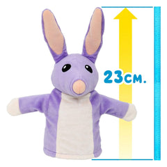 Bluey Bob Bilby puppet in a bag ready for portable, on-the-go fun
