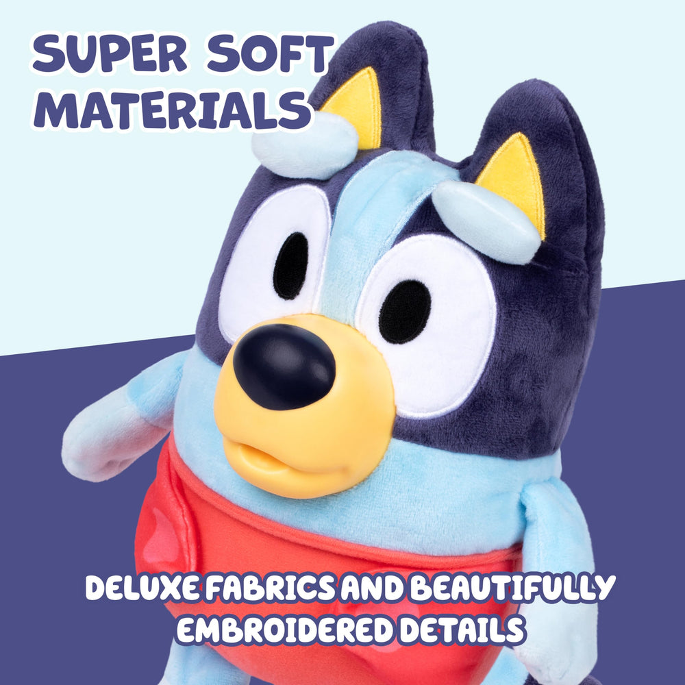 Bluey baby toy molded muzzle for bottle and pacifier play feeding