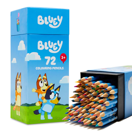 Bluey Colouring Pencils 72-colour box for kids fuels creative play