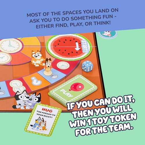 Bluey family game night in action promotes teamwork and shared laughter
