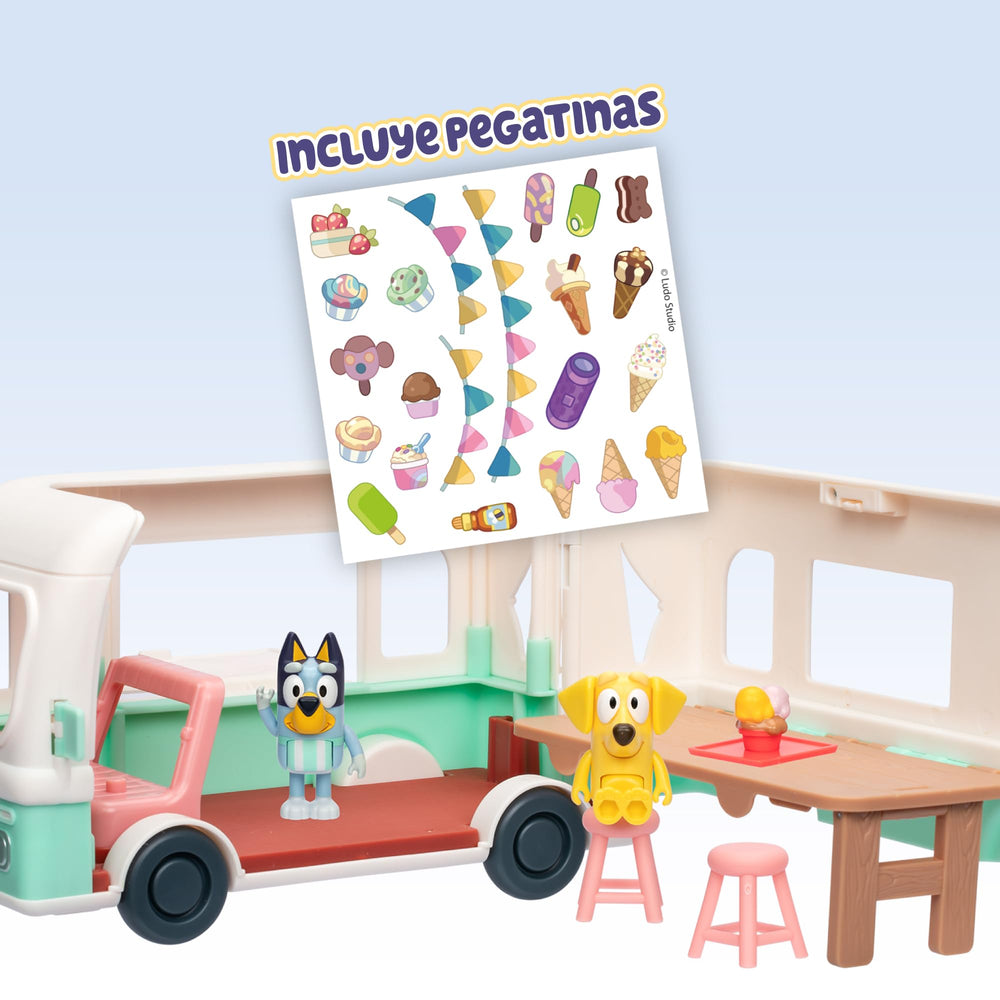 Bluey and friend figurines included for scene recreations