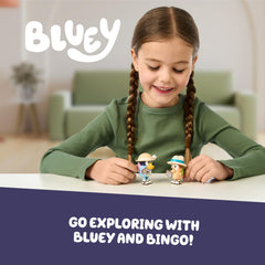 Bluey Holiday pack Bingo figure: encourages role-play and sibling adventures.